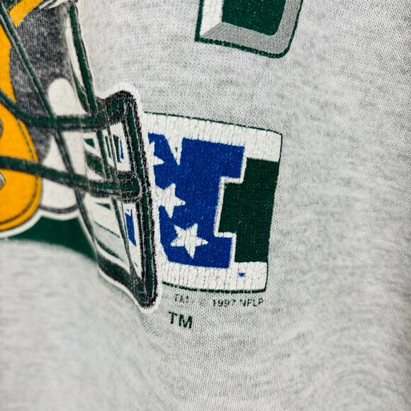 Vintage Green Back Packers Sweatshirt XXL Men’s Nutmeg Crew Neck Super Bowl 1997 - Picture 6 of 9